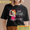 Never Underestimate The Power Of A Woman Personalized Shirt