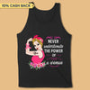 Never Underestimate The Power Of A Woman Personalized Shirt