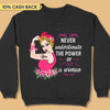 Never Underestimate The Power Of A Woman Personalized Shirt