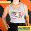 Let Your Faith Be Bigger Than Your Fear Breast Cancer Awareness Personalized Shirt