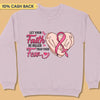 Let Your Faith Be Bigger Than Your Fear Breast Cancer Awareness Personalized Shirt