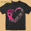 Faith Hope Love Breast Cancer Awareness Personalized Shirt