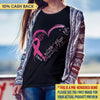 Faith Hope Love Breast Cancer Awareness Personalized Shirt