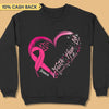 Faith Hope Love Breast Cancer Awareness Personalized Shirt