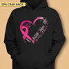 Faith Hope Love Breast Cancer Awareness Personalized Shirt