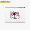 Peace Love Cure Breast Cancer Awareness Personalized Bags