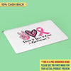 Peace Love Cure Breast Cancer Awareness Personalized Bags