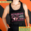 My Husband Was My Rock And Still My Hero Breast Cancer Awareness Personalized Shirt