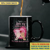 My Husband Promised to Love Me Breast Cancer Awareness Personalized Mug