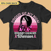 Proud Of My Mom Breast Cancer Warrior Personalized Shirt