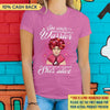 She Wears Her Scars Like A Warrior Breast Cancer Awareness Personalized Shirt