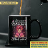 She Wears Her Scars Like A Warrior Breast Cancer Awareness Personalized Mug