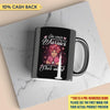 She Wears Her Scars Like A Warrior Breast Cancer Awareness Personalized Mug