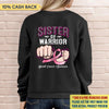 Mom Of Warrior Breast Cancer Awareness Personalized Shirt