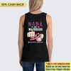 Mom Of Warrior Breast Cancer Awareness Personalized Shirt