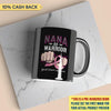 Mom Of Warrior Breast Cancer Awareness Personalized Mug