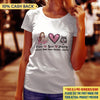 Cure Love and Dog Breast Cancer Awareness Personalized Shirt