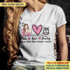 Cure Love and Dog Breast Cancer Awareness Personalized Shirt