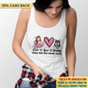 Cure Love and Dog Breast Cancer Awareness Personalized Shirt