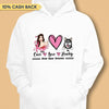 Cure Love and Dog Breast Cancer Awareness Personalized Shirt