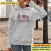 Cure Love and Dog Breast Cancer Awareness Personalized Shirt