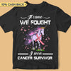 It Came We Fought Breast Cancer Awareness Personalized Shirt