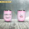 All Warriors Have Scars Breast Cancer Awareness Personalized Wine Tumbler