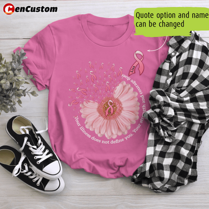 Ready For the Fight Determined To Win Breast Cancer Awareness Personalized Shirt