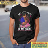 My Wife Fight Is My Fight Breast Cancer Awareness Personalized Shirt