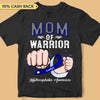 Mom Of Warrior Hydrocephalus Awareness Personalized Shirt