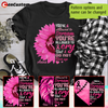 You're Allowed To Cry But Do Not Give Up Breast Cancer Awareness Personalized Shirt