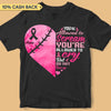 You're Allowed To Cry But Do Not Give Up Breast Cancer Awareness Personalized Shirt