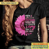 You're Allowed To Cry But Do Not Give Up Breast Cancer Awareness Personalized Shirt