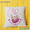 Hope Strength Love Breast Cancer Awareness Personalized Pillow