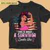 This Is What A Survivor Looks Like Breast Cancer Awareness Personalized Shirt