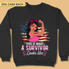 This Is What A Survivor Looks Like Breast Cancer Awareness Personalized Shirt