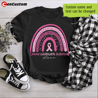 My Last Chemo Is Today Breast Cancer Awareness Personalized Shirt