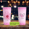 Ready For the Fight Determined To Win Breast Cancer Awareness Personalized 20oz Tumbler