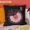 Ready For the Fight Determined To Win Breast Cancer Awareness Personalized Pillow