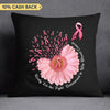 Ready For the Fight Determined To Win Breast Cancer Awareness Personalized Pillow