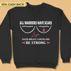 All Warriors Have Scars Breast Cancer Awareness Personalized Shirt