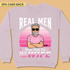 Real Men Wear Pink For Wife Breast Cancer Awareness Personalized Shirt