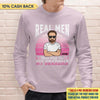 Real Men Wear Pink For Wife Breast Cancer Awareness Personalized Shirt