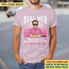 Real Men Wear Pink For Wife Breast Cancer Awareness Personalized Shirt