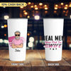 Real Men Wear Pink For Wife Breast Cancer Awareness Personalized Tumbler