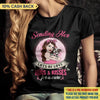 Sending Her Lots Of Love Breast Cancer Awareness Personalized Shirt