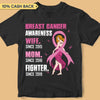 Wife Mom Fighter Breast Cancer Awareness Personalized Shirt