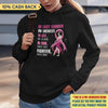 Wife Mom Fighter Breast Cancer Awareness Personalized Shirt