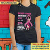 Wife Mom Fighter Breast Cancer Awareness Personalized Shirt