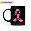 Choose Hope Not Fear Breast Cancer Awareness Personalized Mug